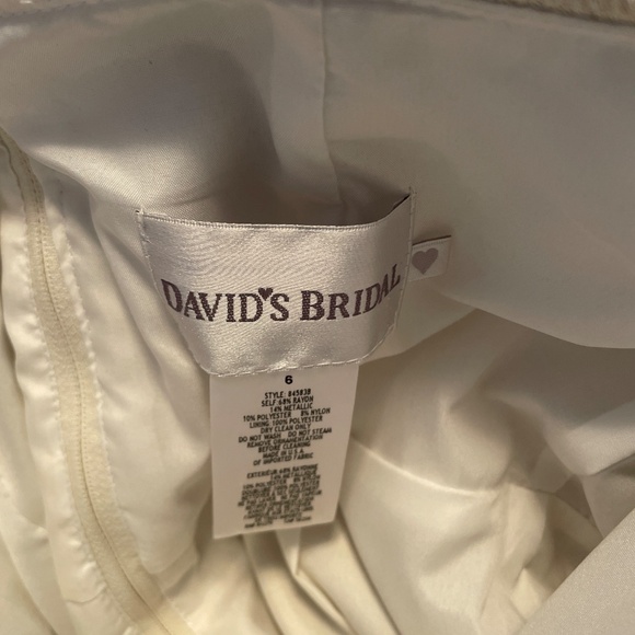 Mini Gold strapless dress - Picture 3 of 3